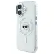 Karl Lagerfeld case for iPhone 16 6,1&quot; KLHMP16SHLSKIH white Hard IML Metal Karl Head MagSafe 3666339318048