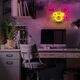 Neon ART LED PUNK TEDDY BEAR pink-yellow FLA01 Forever Light 5900495064165