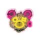 Neon ART LED PUNK TEDDY BEAR pink-yellow FLA01 Forever Light 5900495064165