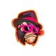 Neon ART LED GANGSTA MONKEY multicolor FLA03 Forever Light 5900495974235