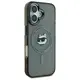 Karl Lagerfeld case for iPhone 16 6,1&quot; KLHMP16SHLSCHK black Hard IML Metal Choupette Head MagSafe 3666339318208