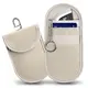 Tech-Protect KLR100 faraday cage Pouch Keyless RFID Signal Blocker Case Caffe Latte
