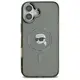 Karl Lagerfeld case for iPhone 16 6,1&quot; KLHMP16SHLSKIK black Hard IML Metal Karl Head MagSafe 3666339318161