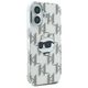 Karl Lagerfeld case for iPhone 16 6,1&quot; KLHCP16SHKLPCHT transparent Hard IML Choupette Head Electroplated 3666339319885