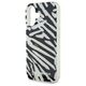 Karl Lagerfeld case for iPhone 16 6,1&quot; KLHCP16SHZBPKCCK black Hard IML Zebra Pattern & Cord 3666339320287