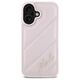 Karl Lagerfeld case for iPhone 16 6,1&quot; KLHCP16SPQDSMGP pink Hard Quilted Signature 3666339317805