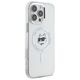 Karl Lagerfeld case for iPhone 16 Pro Max 6,9&quot; KLHMP16XHLSCHH white Hard IML Metal Choupette Head MagSafe 3666339318116