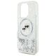 Karl Lagerfeld case for iPhone 16 Pro Max 6,9&quot; KLHMP16XLGKCSGH transparent Hard Liquid Glitter Karl&Choupette Head MagSafe 3666339319151