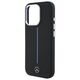 Mercedes case for iPhone 16 Pro 6,3&quot; MEHMP16L23SUMBK Hardcase Silicone Blue Stripe MagSafe black 3666339326746