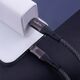 Maxlife MXUC-11 magnetic cable USB-C - Lightning 1,0 m 27W black nylon 5907457795969