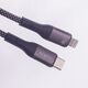 Maxlife MXUC-11 magnetic cable USB-C - Lightning 1,0 m 27W black nylon 5907457795969