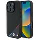 Original Case IPHONE 16 PRO MAX BMW Hardcase M Perforated Tricolor Line MagSafe (BMHMP16X23PUPDK) black 3666339323875