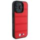 Original Case IPHONE 16 PRO MAX BMW Hardcase M Perforated & Stitched Line MagSafe (BMHMP16X23PUSPR) red 3666339324278