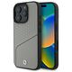 Original Case IPHONE 16 PRO MAX BMW Hardcase Signature Leather Textured & Line MagSafe (BMHMP16X23RDCLG) gray 3666339323356