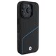 Original Case IPHONE 16 PRO MAX BMW Hardcase Signature Leather Textured & Line MagSafe (BMHMP16X23RDCLK) black 3666339323318