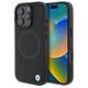 Original Case IPHONE 16 PRO MAX BMW Hardcase Signature Leather Half Textured & Circle MagSafe (BMHMP16X23RTPK) black 3666339323431