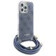 Original Case IPHONE 16 PRO Guess Hardcase Crossbody Cord 4G Print (GUHCP16LHC4SEB) blue 3666339344351