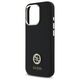 Original Case IPHONE 16 PRO Guess Hardcase Silicone Logo Strass 4G (GUHCP16LM4DGPK) black 3666339328788