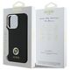 Original Case IPHONE 16 PRO Guess Hardcase Silicone Logo Strass 4G (GUHCP16LM4DGPK) black 3666339328788