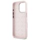 Original Case IPHONE 16 PRO Guess Hardcase Silicone Script Metal Logo & Frame (GUHCP16LSMBSLP) pink 3666339344276