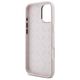 Original Case IPHONE 16 PLUS Guess Hardcase Silicone Script Metal Logo & Frame (GUHCP16MSMBSLP) pink 3666339344269