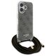Original Case IPHONE 16 Guess Hardcase Crossbody Cord 4G Print (GUHCP16SHC4SEW) brown 3666339345167