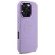 Original Case IPHONE 16 PRO Guess Hardcase Saffiano MagSafe (GUHMP16LPSAHMCU) purple 3666339346287