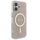 Original Case IPHONE 16 PLUS Guess Hardcase IML 4G MagSafe (GUHMP16MH4STP) pink 3666339342050
