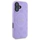 Original Case IPHONE 16 PLUS Guess Hardcase Saffiano Peony Classic Logo MagSafe (GUHMP16MPSAPSMEU) purple 3666339328252
