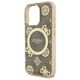 Original Case IPHONE 16 PRO MAX Guess Hardcase IML Peony On 4G Background MagSafe (GUHMP16XH4PYEEW) brown 3666339300081