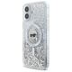 Original Case IPHONE 16 Karl Lagerfeld Hardcase Liquid Glitter Karl Head MagSafe (KLHMP16SLGKISGH) transparent 3666339319168