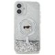 Original Case IPHONE 16 Karl Lagerfeld Hardcase Liquid Glitter Karl Head MagSafe (KLHMP16SLGKISGH) transparent 3666339319168