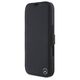 Original Case IPHONE 16 Mercedes Bookcase Leather Wood Imitation (MEBKP16S23RBGVK) black 3666339364564