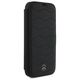 Original Case IPHONE 16 PRO MAX Mercedes Hardcase MB Waves Leather (MEBKP16X23RWRSK) black 3666339364632