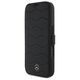 Original Case IPHONE 16 PRO MAX Mercedes Hardcase MB Waves Leather (MEBKP16X23RWRSK) black 3666339364632