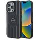 Original Case IPHONE 16 PRO MAX Mercedes Hardcase MB Double Layer Crossed Lines MagSafe (MEHMP16X23HRSK) black 3666339326678