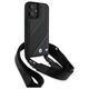 Original Case IPHONE 16 PLUS BMW Hardcase M Edition Carbon Stripe & Strap (BMHCP16M23PSCCK) black 3666339324292