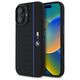 Original Case IPHONE 16 BMW Hardcase Silicone Hexagon Blue Line MagSafe (BMHMP16S23SHEB) black 3666339324841