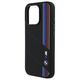 Original Case IPHONE 16 PRO MAX BMW Hardcase Silicone Cut Tricolor Lines MagSafe (BMHMP16X23SCUK) black 3666339325152