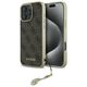 Original Case IPHONE 16 PRO Guess Hardcase 4G Charms Collection (GUHCP16LGF4GBR) brown 3666339345945