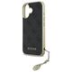Original Case IPHONE 16 PLUS Guess Hardcase 4G Charms Collection (GUHCP16MGF4GGR) black 3666339345976