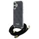 Original Case IPHONE 16 Guess Hardcase Crossbody Cord 4G Print (GUHCP16SHC4SEK) black 3666339345129
