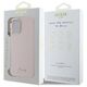 Original Case IPHONE 16 Guess Hardcase Silicone Script Metal Logo & Frame (GUHCP16SSMBSLP) pink 3666339344252