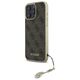 Original Case IPHONE 16 PRO MAX Guess Hardcase 4G Charms Collection (GUHCP16XGF4GBR) brown 3666339345952