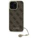 Original Case IPHONE 16 PRO MAX Guess Hardcase 4G Charms Collection (GUHCP16XGF4GBR) brown 3666339345952