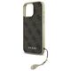 Original Case IPHONE 16 PRO MAX Guess Hardcase 4G Charms Collection (GUHCP16XGF4GBR) brown 3666339345952