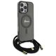 Original Case IPHONE 16 PRO Guess Hardcase Crossbody Cord Script MagSafe (GUHMP16LHCTSGNSK) black 3666339345662