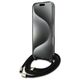 Original Case IPHONE 16 PRO Guess Hardcase Crossbody Cord Script MagSafe (GUHMP16LHCTSGNSK) black 3666339345662