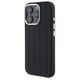 Original Case IPHONE 16 PRO MAX Mercedes Hardcase Silicone Vertical Tonal Stripes MagSafe (MEHMP16X23SUVSK) black 3666339327071