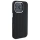 Original Case IPHONE 16 PRO MAX Mercedes Hardcase Silicone Vertical Tonal Stripes MagSafe (MEHMP16X23SUVSK) black 3666339327071